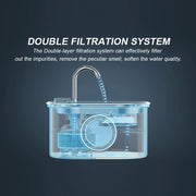 Cat Water Fountain 3.2L Stainless Steel Pet Water Fountain Dog Water Dispenser Automatic Cat Fountain Dog Bowls Cat Products