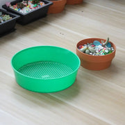Garden Sifter Green Garden Sieve Portable Washable Soil Sieve Plastic Rock Sifter Home Planting Green
