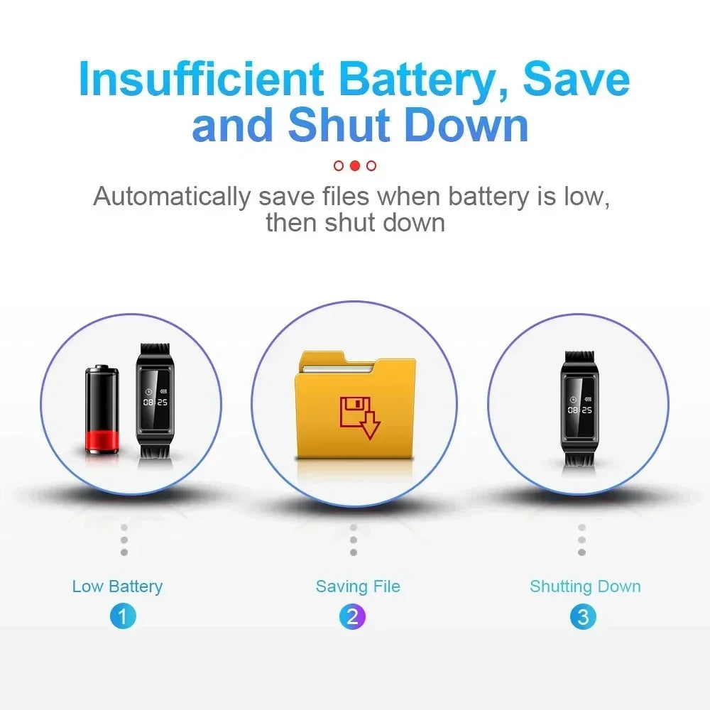 Mini Video Voice Recorder Camera Watch 1080P DV DVR Professional Digital Bracelet Dictaphone Sound Small Micro For Home Secure