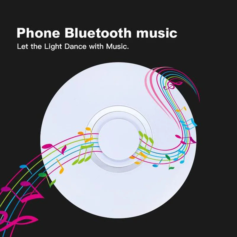 RGB Smart Ceiling Light LED Interior Home Decorative Light Luster Dimming Remote Control WIFI Living Room Ambient Light Party