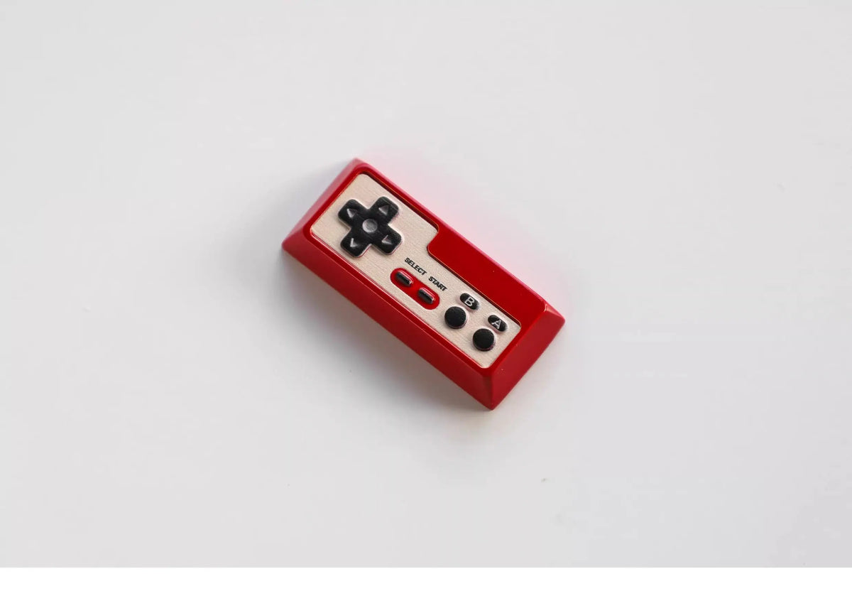Original Red White Gaming Console Retro Enter keycap Mechanical Keyboard Metal PC Gaming Keyboard Collect gift keycap