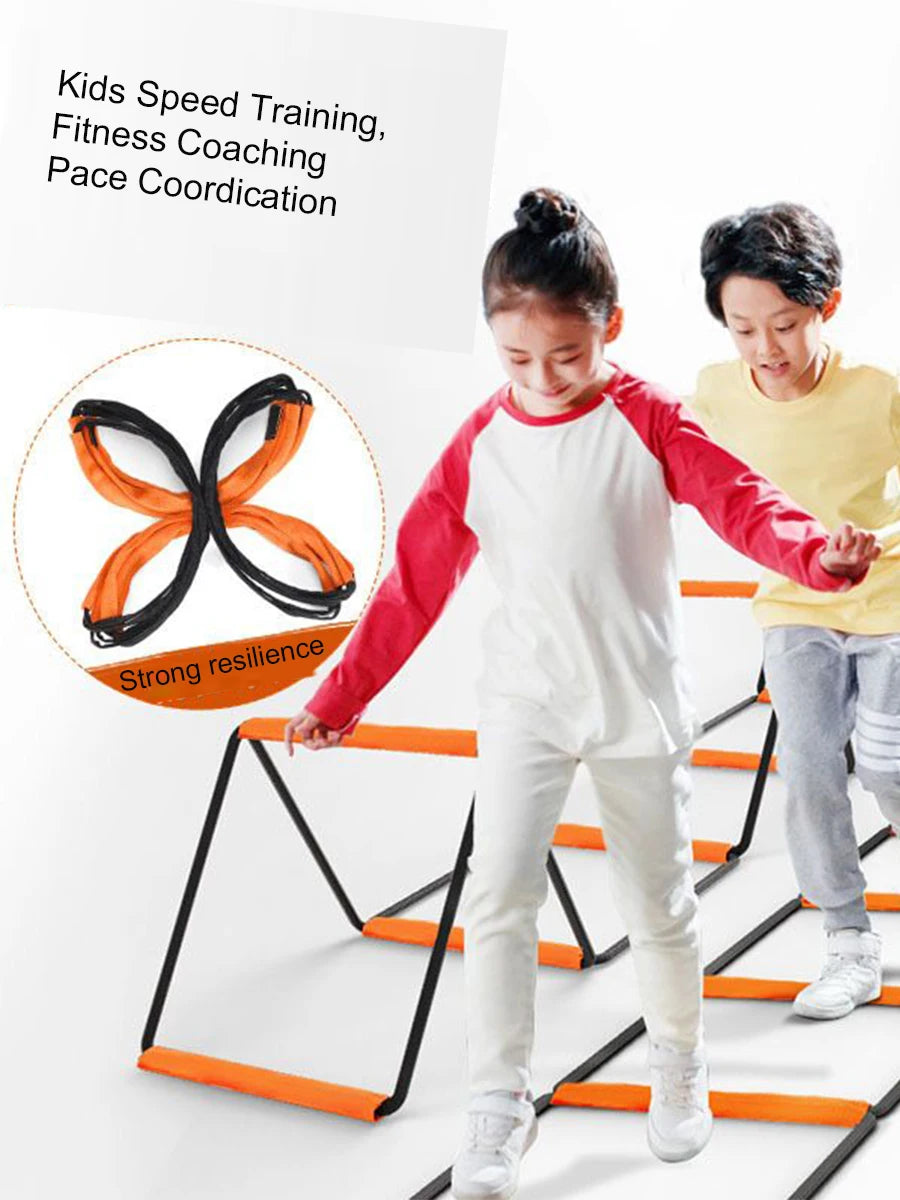 Fold Freely Soccer Coordination Football Footwork Training Fitness Agility Hurdle Jump Ladder