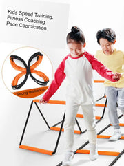 Fold Freely Soccer Coordination Football Footwork Training Fitness Agility Hurdle Jump Ladder