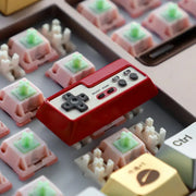 Original Red White Gaming Console Retro Enter keycap Mechanical Keyboard Metal PC Gaming Keyboard Collect gift keycap
