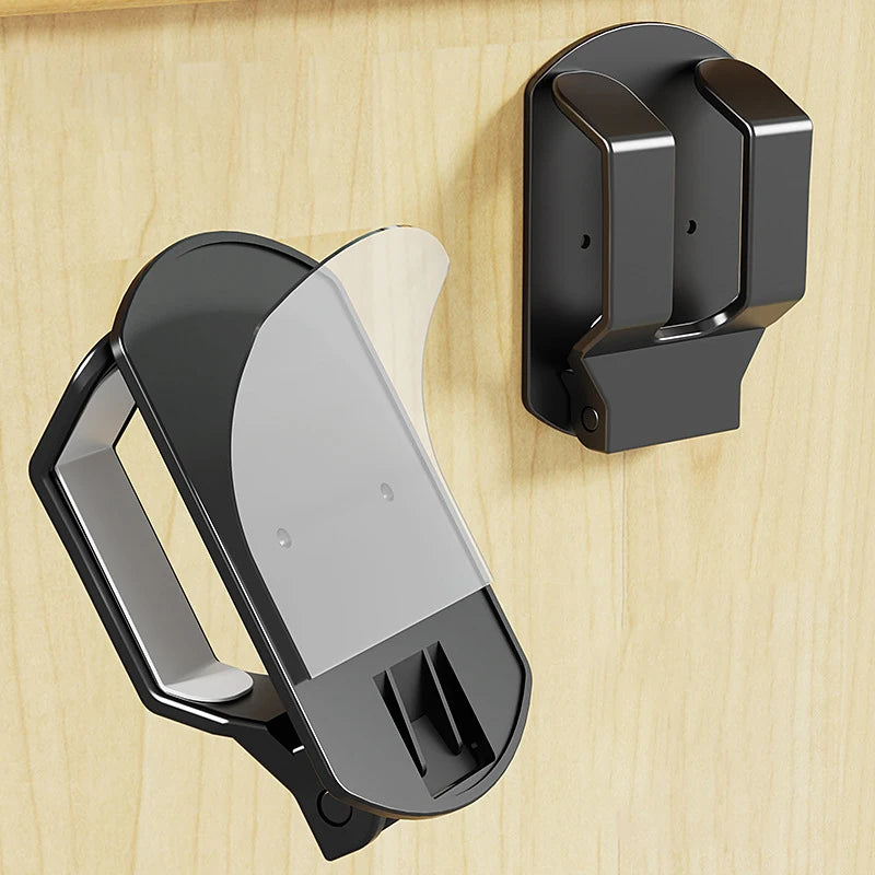 Wall Mounted Gaming Headset And Controller Bracket Base - No Punching Easy Install Storage Rack for Game Accessories