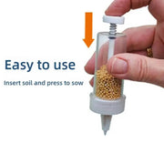 Handheld Seed Dispenser, Mini Manual Seeder Tool For Garden Planting, Flower Pot & Garden Bed Essential Gardening Supplies