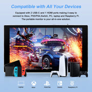 Gaming Monitor 7 Inch FHD Touch Potable Monitor 1920x1080 IPS Raspberry Pi Orange Pi Pocket PC Monitor Wisecoco LCD Monitor