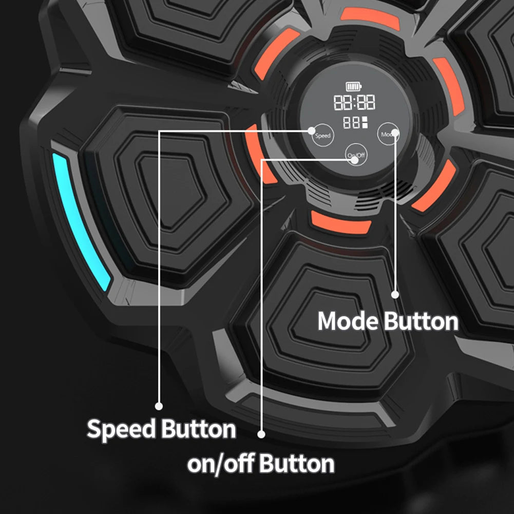 Music Boxing Machine Adult/Children Sport Fitness Smart BT Boxing Trainer Home Exercise Response Training Boxing Wall Target