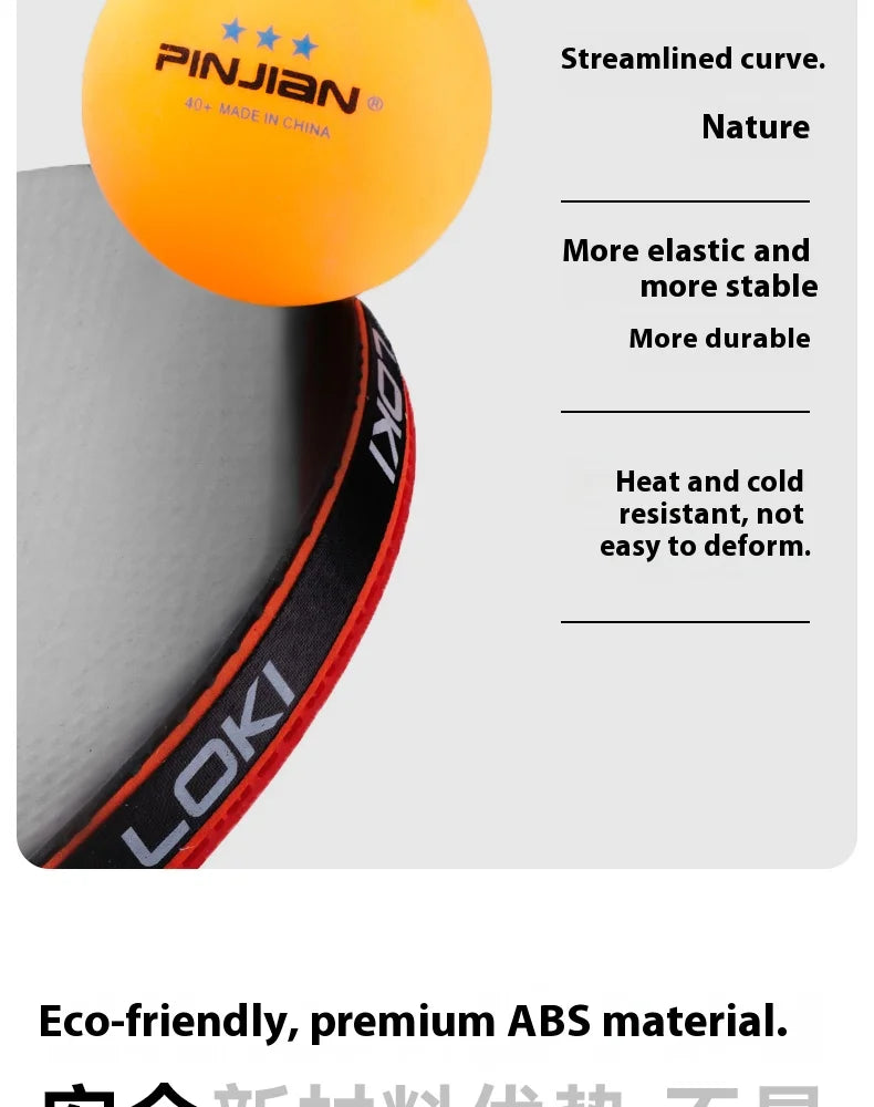 6-Pack 10-Pack 60-Pack Professional Table Tennis Balls for Training And Competition Indoor & Outdoor Sports Equipment