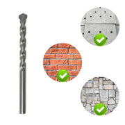 2/4/6pcs Wall Masonry Drill Bit Carbide Tipped Gun Drill Bit for Brick Concrete Marble Tile Stone Drilling Tools 3/4/6/8/9/10mm