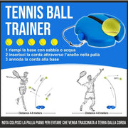 Tennis Training Ball Tennis Trainer Professional Training Primary Tool Exercise Self Study Rebound Ball Indoor Tennis Exercise