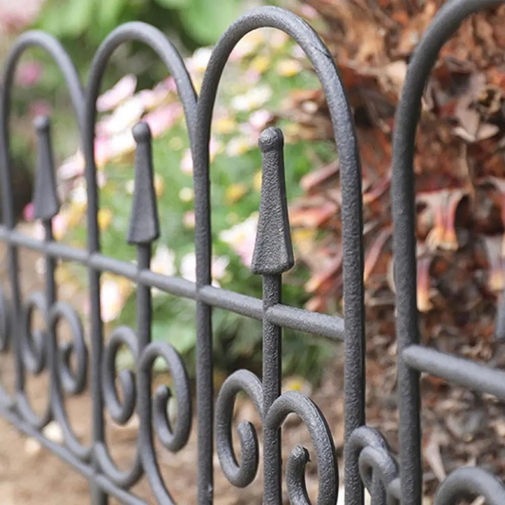 Garden Border Edging Fence 6pcs Garden Fence Panels Flexible Detachable Tree Fence Weatherproof Splicing Fence Landscape Path