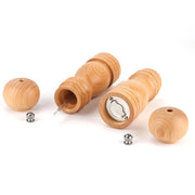Kitchen Essential Wood Pepper Mill,Adjustable Grinder for Fresh Flavor,CeramicMechanism,Perfect Housewarming or Host Gift,3Sizes