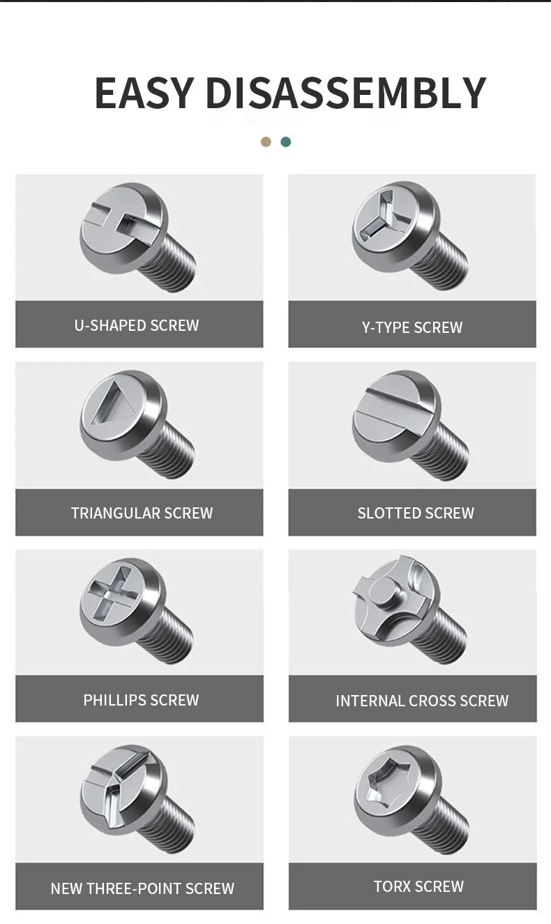 Premium Ergonomic Ratchet Screwdriver Set - Double-Headed, Labor-Saving, Comfort Grip for Max Efficiency & Durability