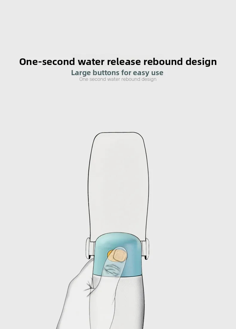 Dog outings, portable pet companion cup, dog walking water dispenser, pet dog supplies, complete list of pet supplies