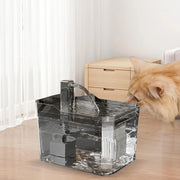 Cat Water Fountain with Quiet Pump Auto Filter USB Anti-Dry Burning Dog Water Dispenser Cat Fountain for Cats Indoor