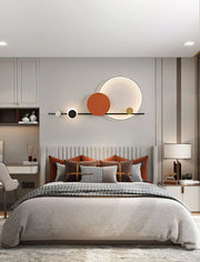 Modern Art Deco LED Wall Lamp 3000K Hotel Hall Foyer Restaurant Lighting Sconce Stairs Aisle Corridor Atmosphere Dropshipping