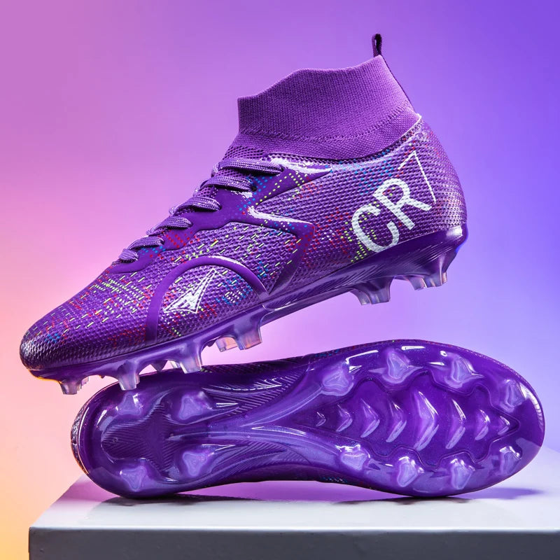 New Men Soccer Shoes Society Cleats Professional Football Boots Indoor Fast Football Field Boots Sneaker Boy Original Training