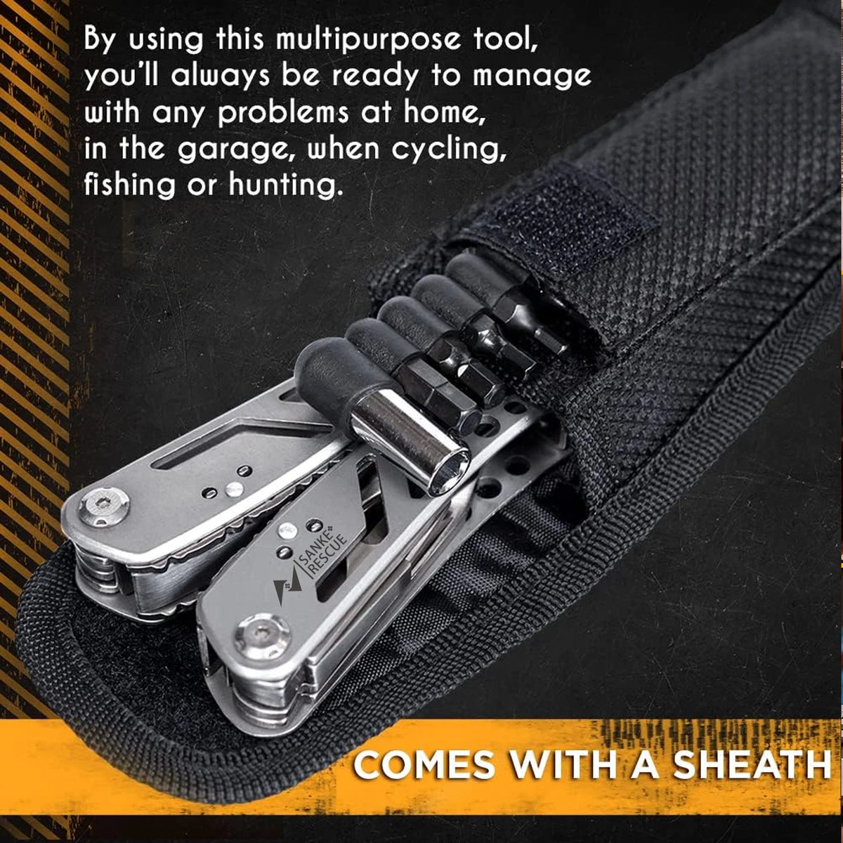 Construction Tools Multifunction Tool Sale Multilayer Pipe Press 3d Metal Puzzle Pliers Multitool Cuier Knife Foldable Edc Hand
