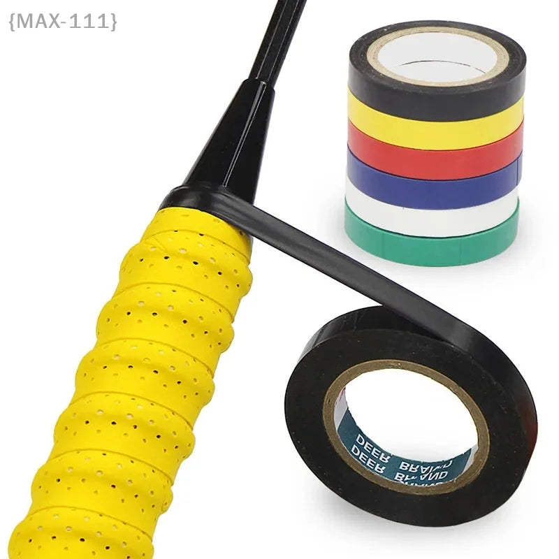 Tennis Racket Grip Tape - Sweat-Absorbent Non-Slip Wrap For Enhanced Control, Compatible With Badminton & Squash Rackets