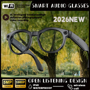 2026New800W Camera AI Glasses Men Color-Changing Smart Translation Glasses Photo Video Recording Waterproof Call SmartSunglasses