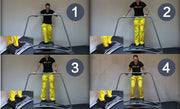 SRJOINFIT Ski Simulator Fitness Equipment, Artificial Skiing Machine, Skiing Machine