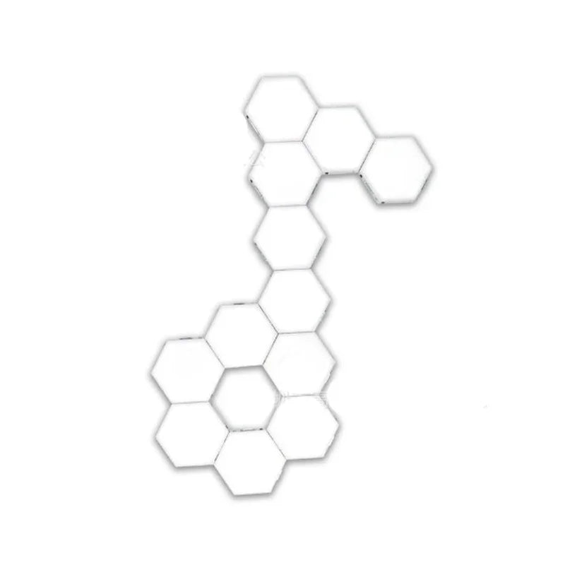 Smart LED RGB Wall Lights APP & Bluetooth Control Hexagonal Quantum Night Lamp Creative Home Decor for Room