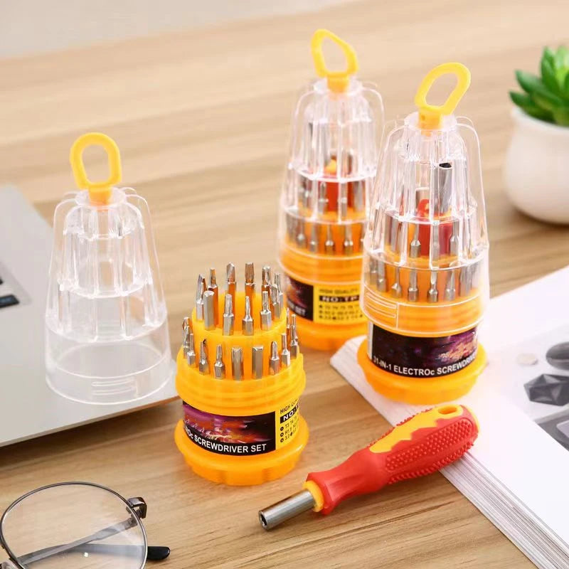 31-in-1 Multifunctional Screwdriver Set Portable Manual Repair Tool Kit Phone iPad Camera Watch Household Combination Tool Set