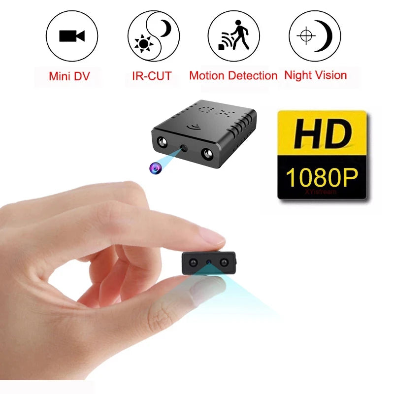 Full HD 1080p Mini Secret Camera XD Night Vision Camera IR-CUT Home Security Camera HD Video Recorder