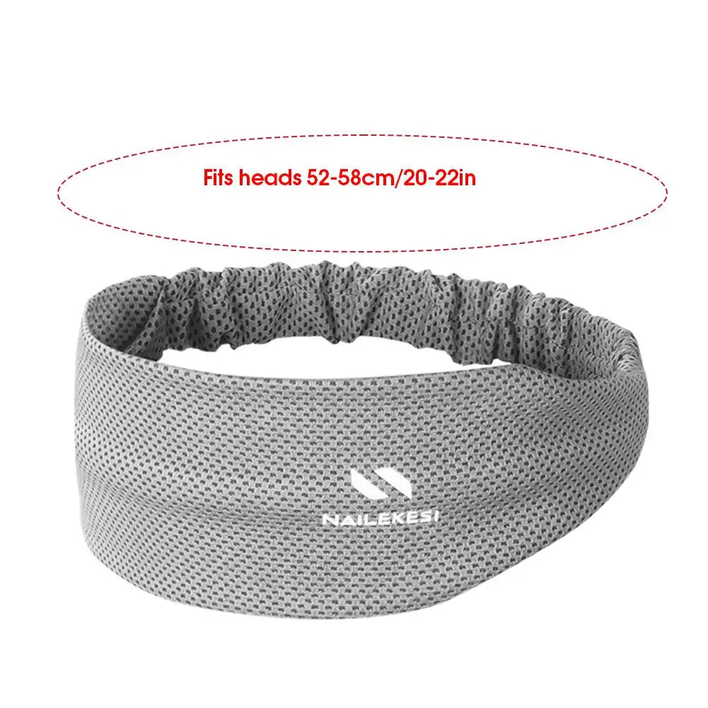 Sport Headband Breathable Non Slip Sweatband Fitness Running Tennis Headband Lightweight Sweat Wicking Hairband