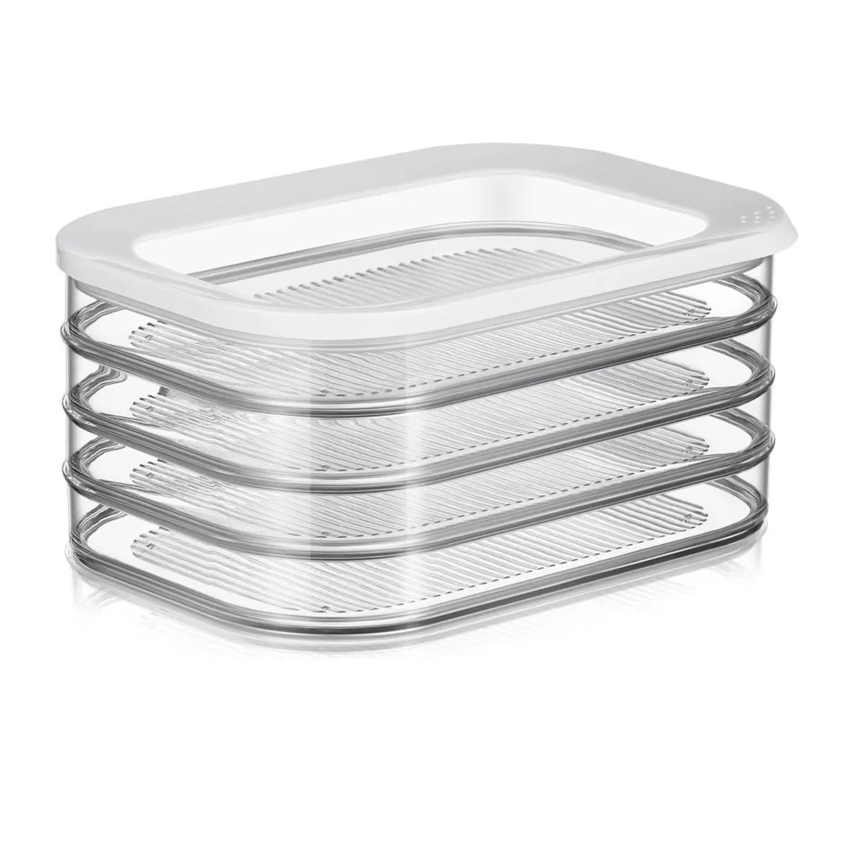 3/4 layer, can stack food storage containers, refrigerator storage boxes, meat fresh-keeping boxes, cooked food storage boxes,