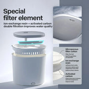 Cat Water Fountain Automatic Pet Water Fountain 1.8L  Cat Water Dispenser with 1 Replacement Filter for Cats and Dogs