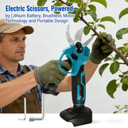 30mm Cordless Brushless Electric Pruning Shears Tree Bonsai Trimming Tool Branch Cutting Electric Tool For Makita 18V Battery