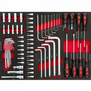 217 Tools 7 Drawers Tool Cabinet Wide Tool Trolley