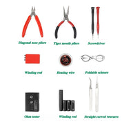 Tool Kit Set Pliers Anti-corrosion and Durable Tool Combination Screwdriver Tweezers Wire Winding Rods Hand Tool Sets
