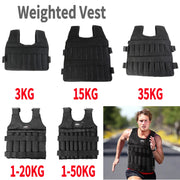 3/15/35kg Weight Training Suit Empty Bag Fitness Running Vest Adjustable Weight Jacket Workout Equipment for Workout Jogging
