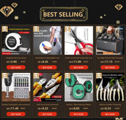Deli new tool set household home series household screwdriver tape wrench vice tape art knife raw material belt tool collection