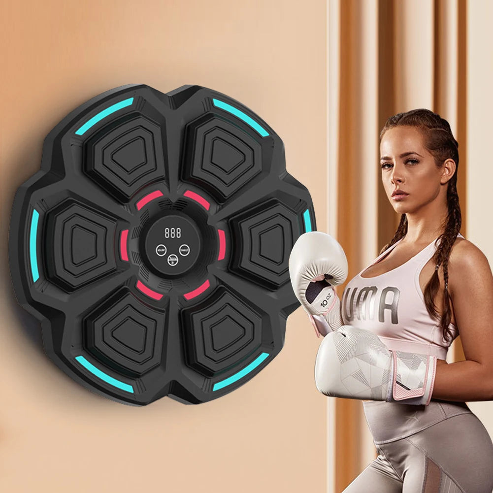 Music Boxing Machine Adult/Children Sport Fitness Smart BT Boxing Trainer Home Exercise Response Training Boxing Wall Target