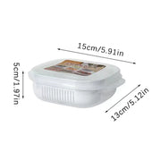 Food Storage Container Rice Fruit Preservation Box Microwave Oven Safe Refrigerator Freezer Fresh Keeping Box For Kitchen