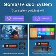 X2 Game Stick HD 4K 8K 3D Console  Dual Controller Wireless10000 Games 64GB Retro Games 4G 5G WiFi Game stick PK Q9 Stick