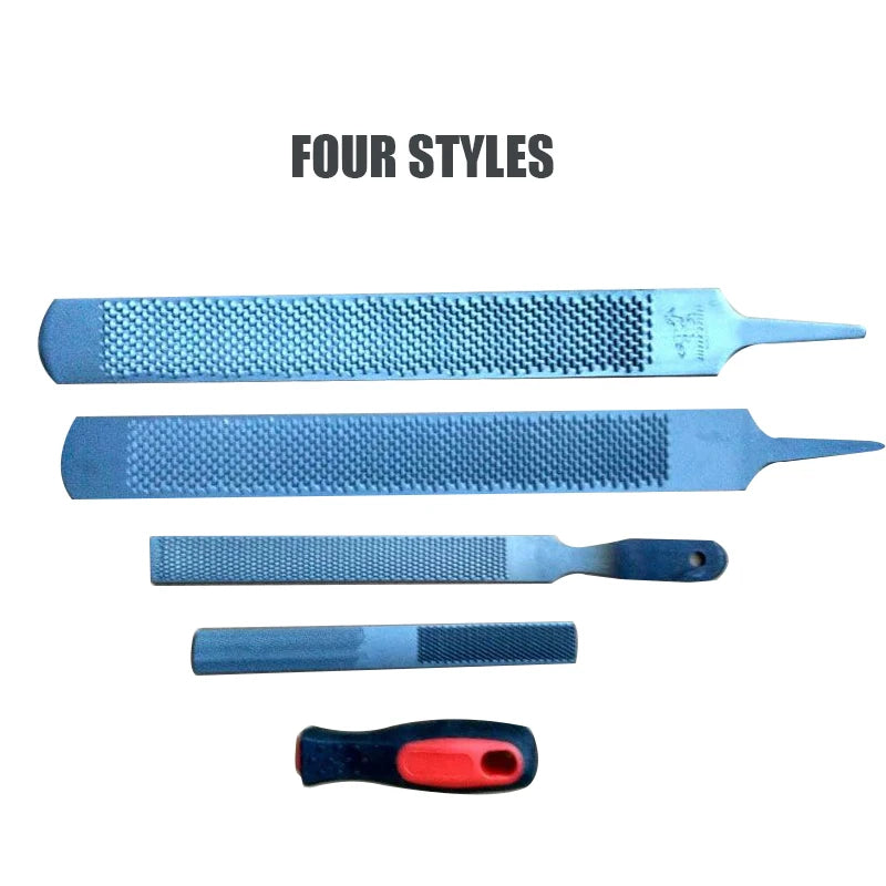Horseshoe File Anti-slip Handle Double Side Carbon Steel Hoof Rasp Horse Hoof Trimming Tools Sanding Wood Equestrian Accessories