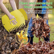 Lightweight Leaf Scoops Rubbish Collect Hand Rakes Grabber Leaf Pick Up Tools for Garden Cleaning Yard Grass Clippings