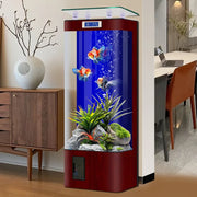 Fish Tanks Accessories New Style Aquarium Fish Bowl Modern Equipment Accent Decoration Aquarium Floor Furniture Acquario Lsyg