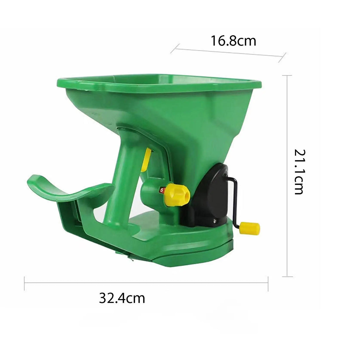 Handheld Seed Spreader Reusable Hand Tool Ease of Holding 1.5L Portable Planter Tool  Adjustable Garden Tool Spreaders for Lawns