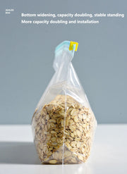 Reusable Storage Bags, Zipper Lock Bags, Food Grade Transparent Storage Bags