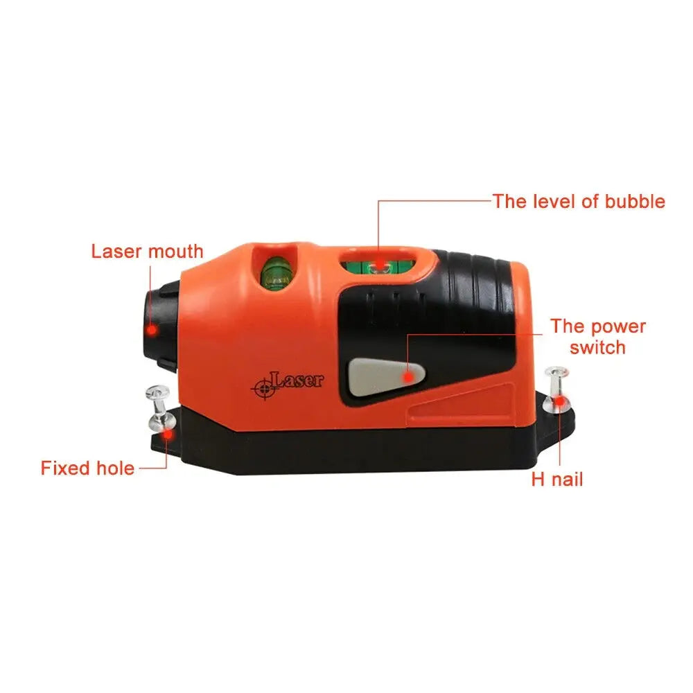 Mini Portable Laser Level Vertical Spirit Level Tool Laser Level Vertical Horizontal Laser Line Projection Measuring Tools