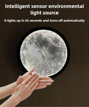 Smart Luminous Wall Clock Modern Creative Wall Clocks Silent Movement Clock Interior Living Room Decoration Shine LED Watch