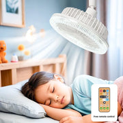 New Ceiling Smart LED Fan Light Living Room Bedroom Modern and Simple Home Intelligent Remote Control Restaurant LED Fan Light