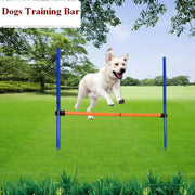 Pet Dog Agility Training Pet Obstacle Training Jumping Hurdles Bars Jumping Pole Tied Around The Pole Dog Training Pet Supplies