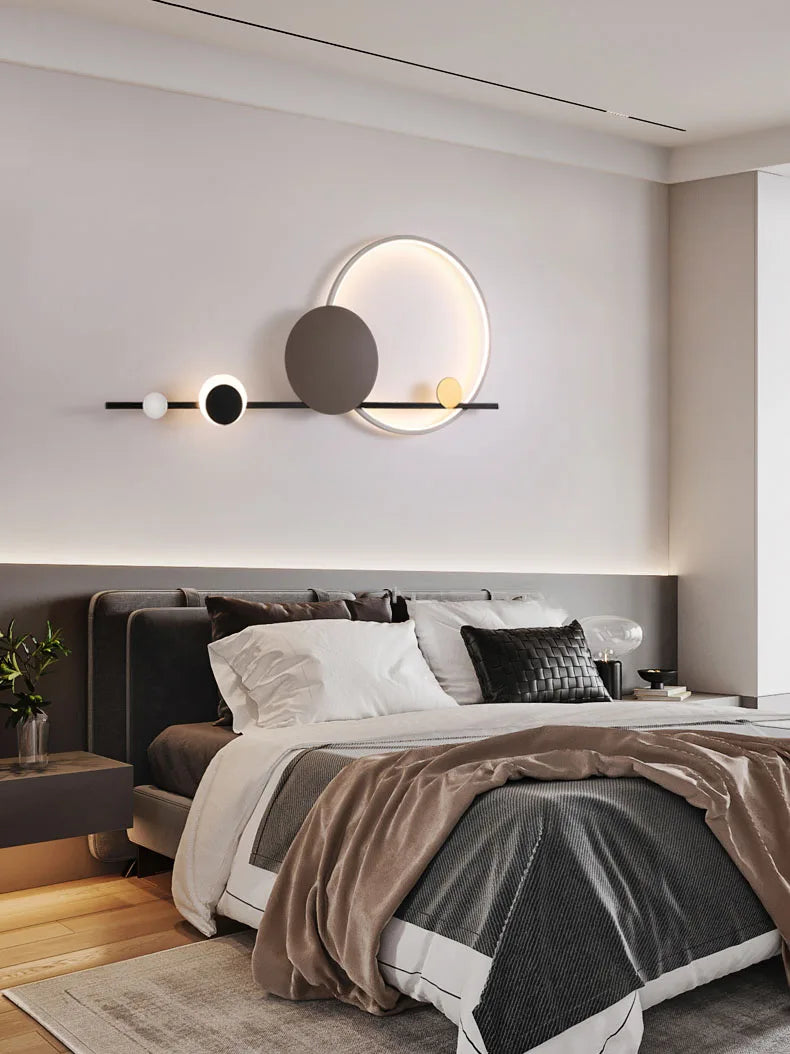 Modern Art Deco LED Wall Lamp 3000K Hotel Hall Foyer Restaurant Lighting Sconce Stairs Aisle Corridor Atmosphere Dropshipping